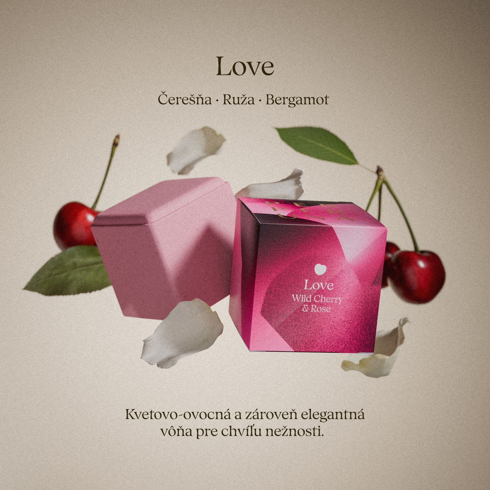 Love - Aromatična prhalna kocka