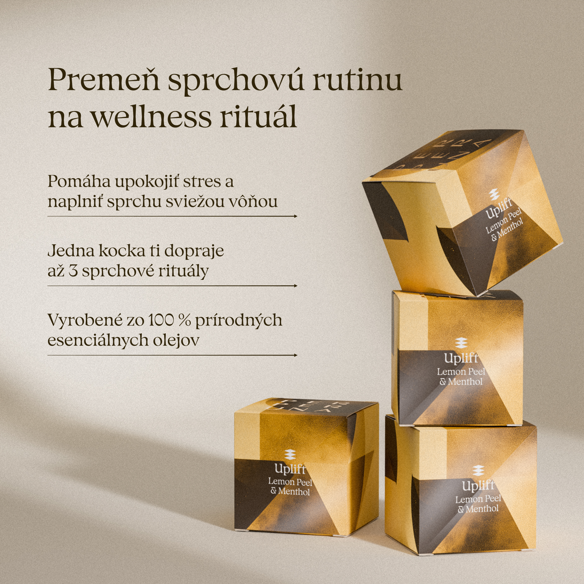 Uplift - Aromatična prhalna kocka