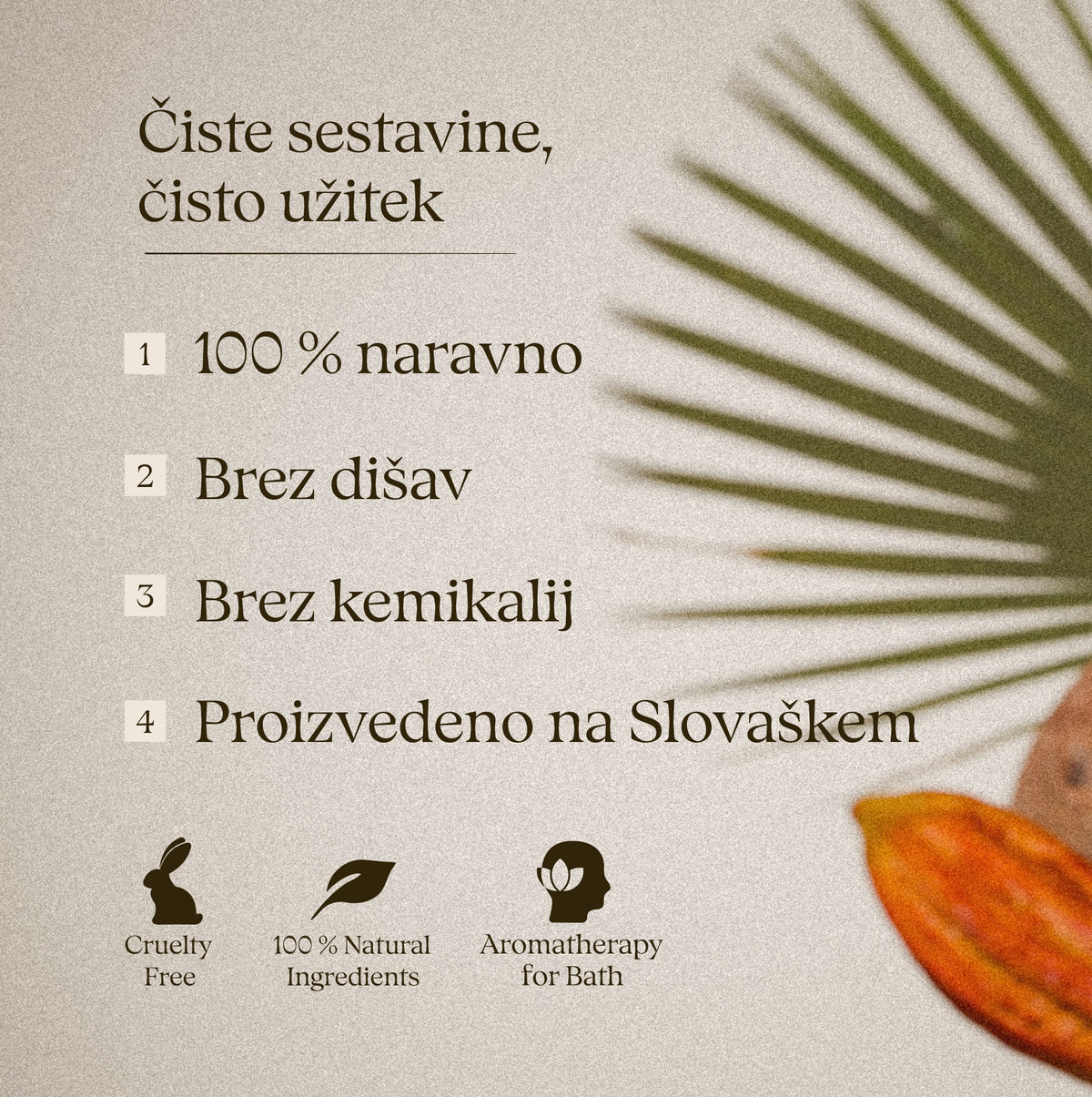 Mount Chocolate 50 g – kopalni čaj: čiste sestavine, brez dišav, proizvedeno na Slovaškem