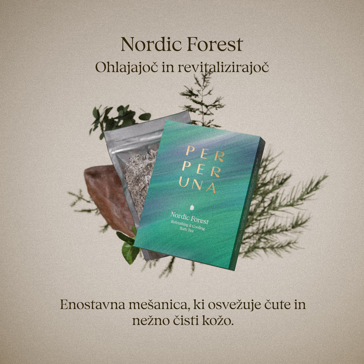 Nordic Forest 50 g – kopalni čaj: kartica vonja