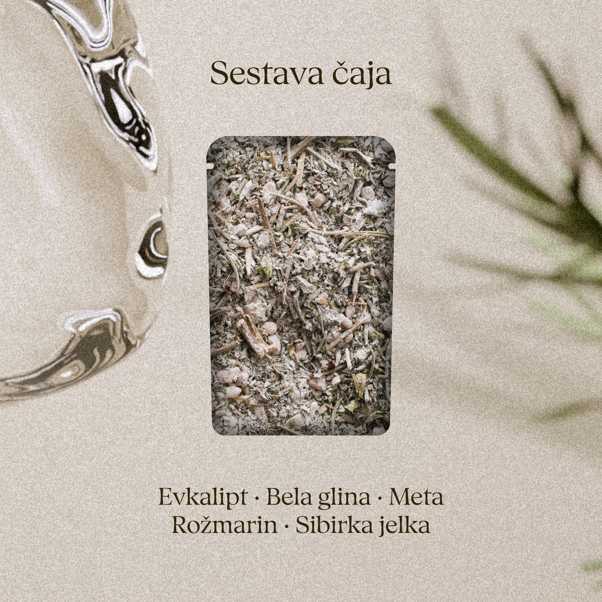 Nordic Forest 50 g – kopalni čaj: sestava čaja