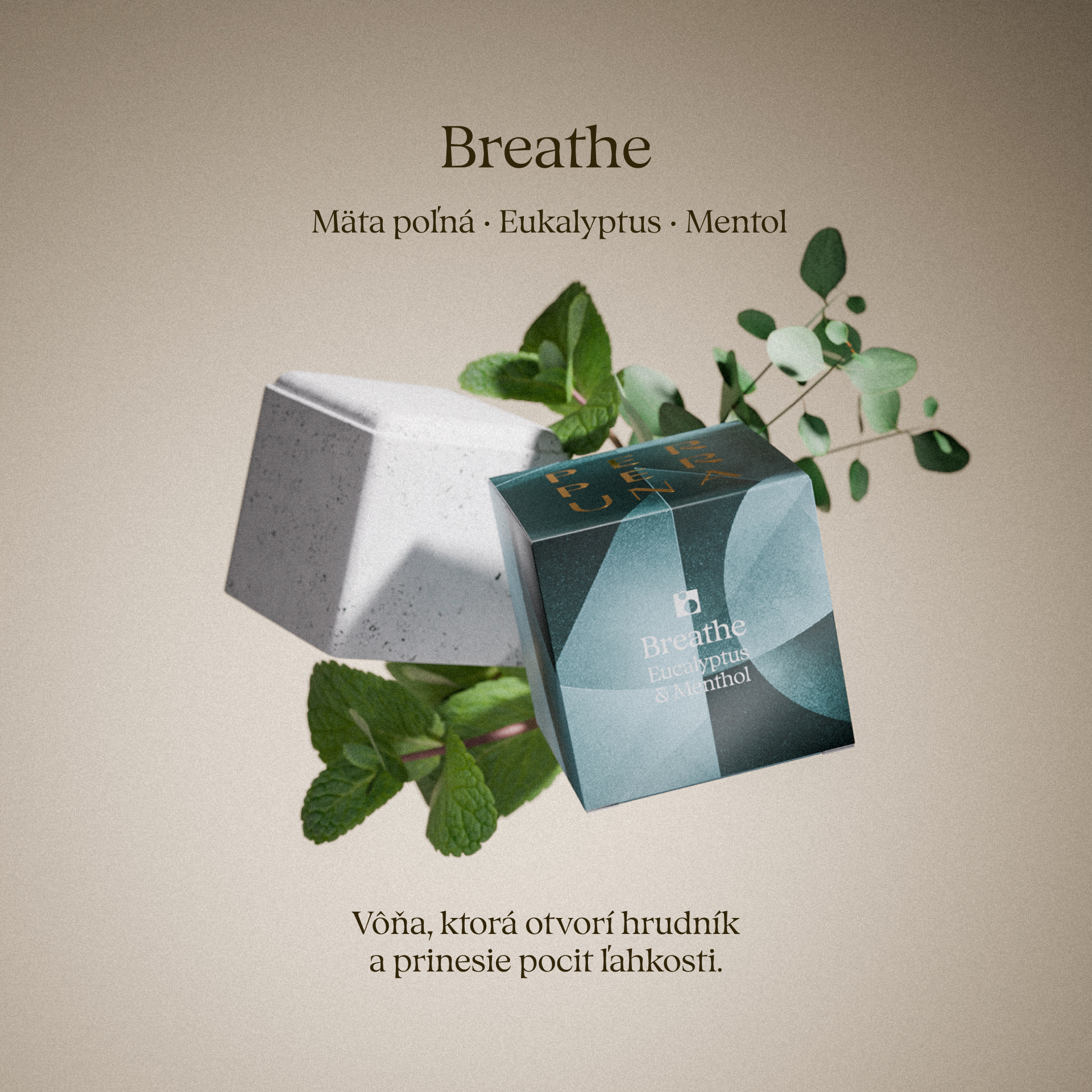 Breathe - Aromatična prhalna kocka