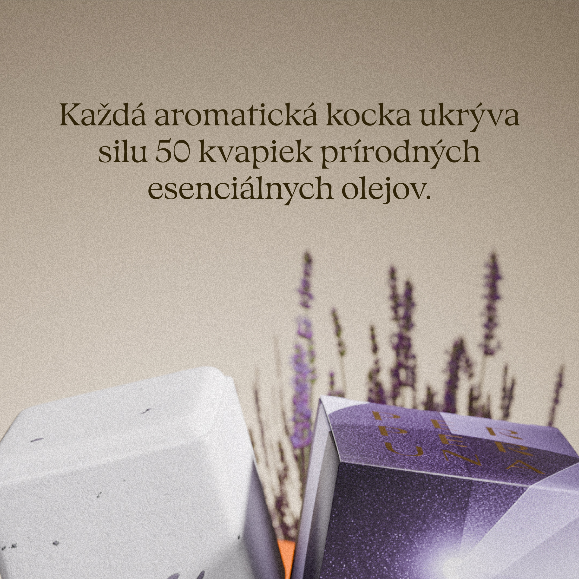 Nepopolne aromatične prhalne kocke