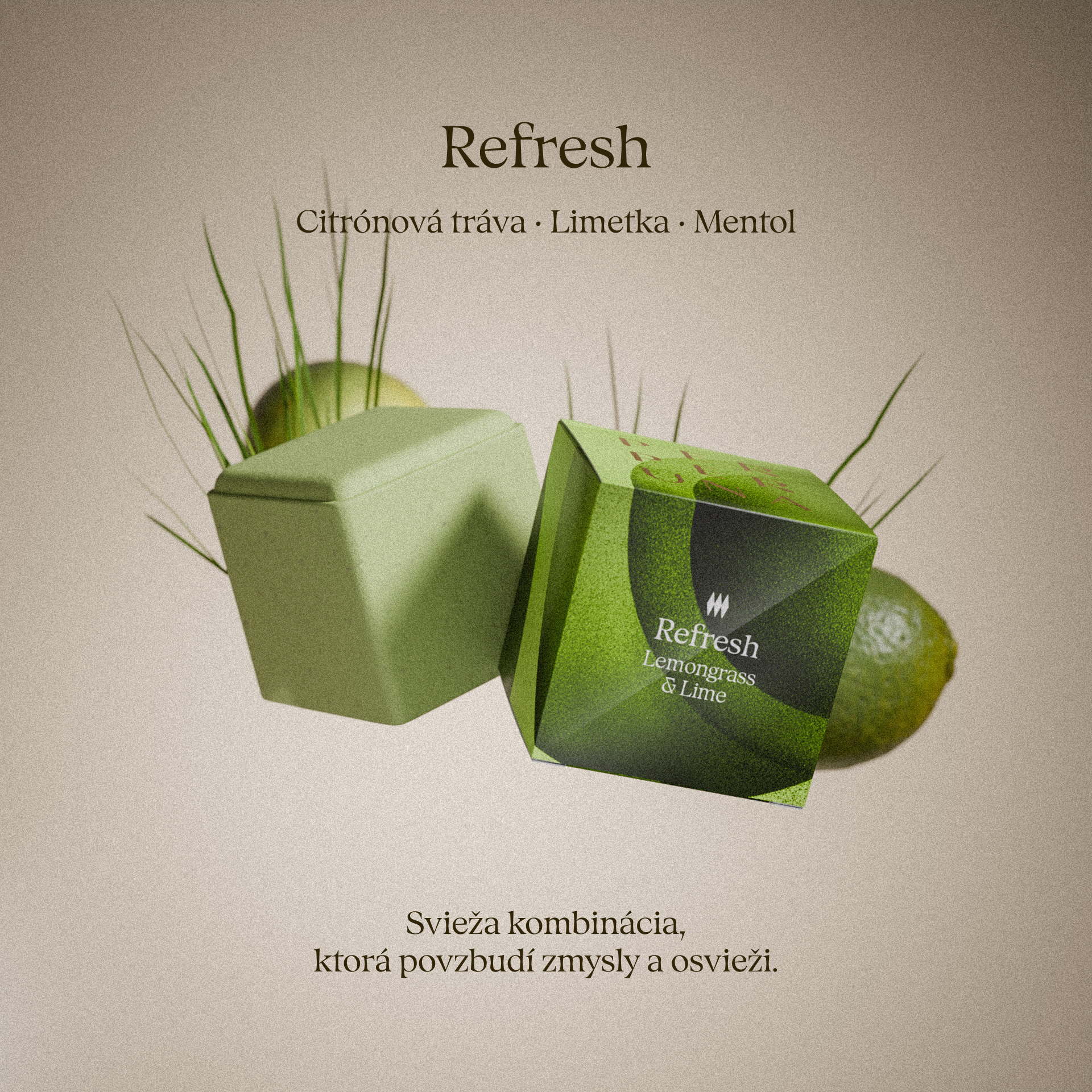 Refresh - Aromatična prhalna kocka