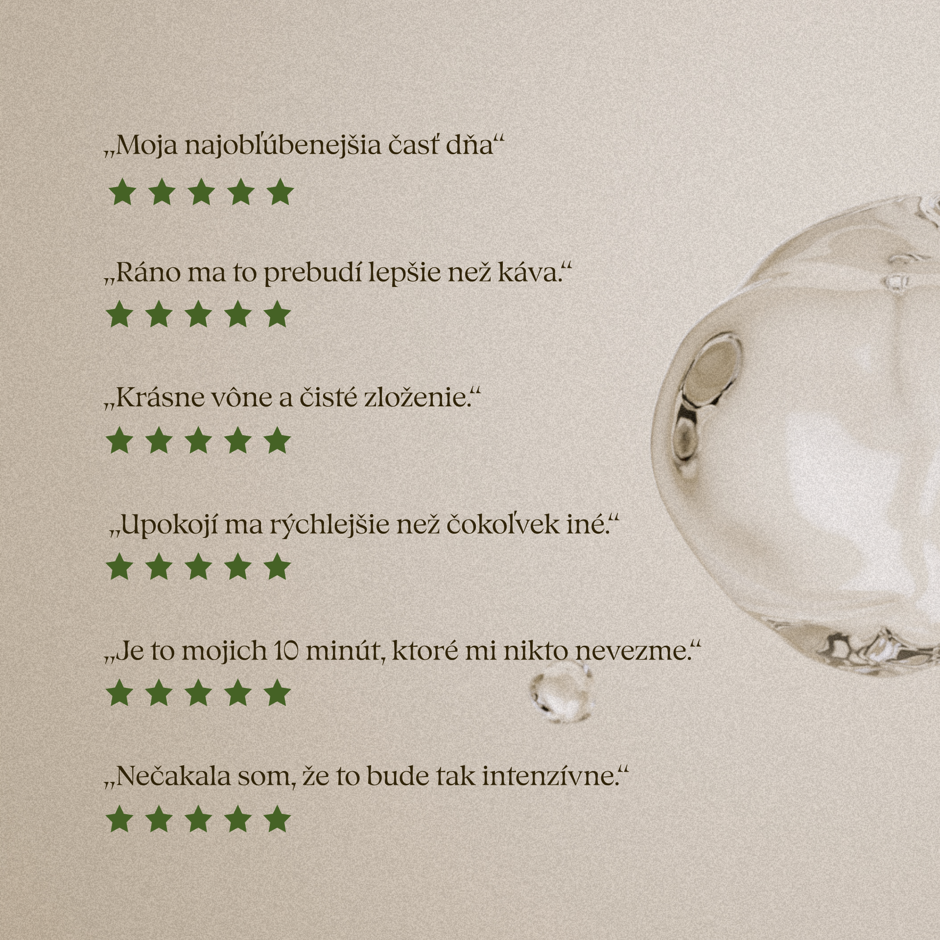 Nepopolne aromatične prhalne kocke