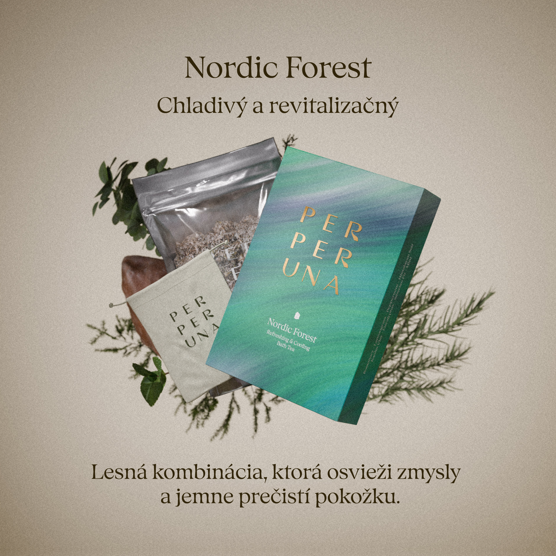 Nordic Forest - Kopalni čaj - Osvežilen in prečiščevalen