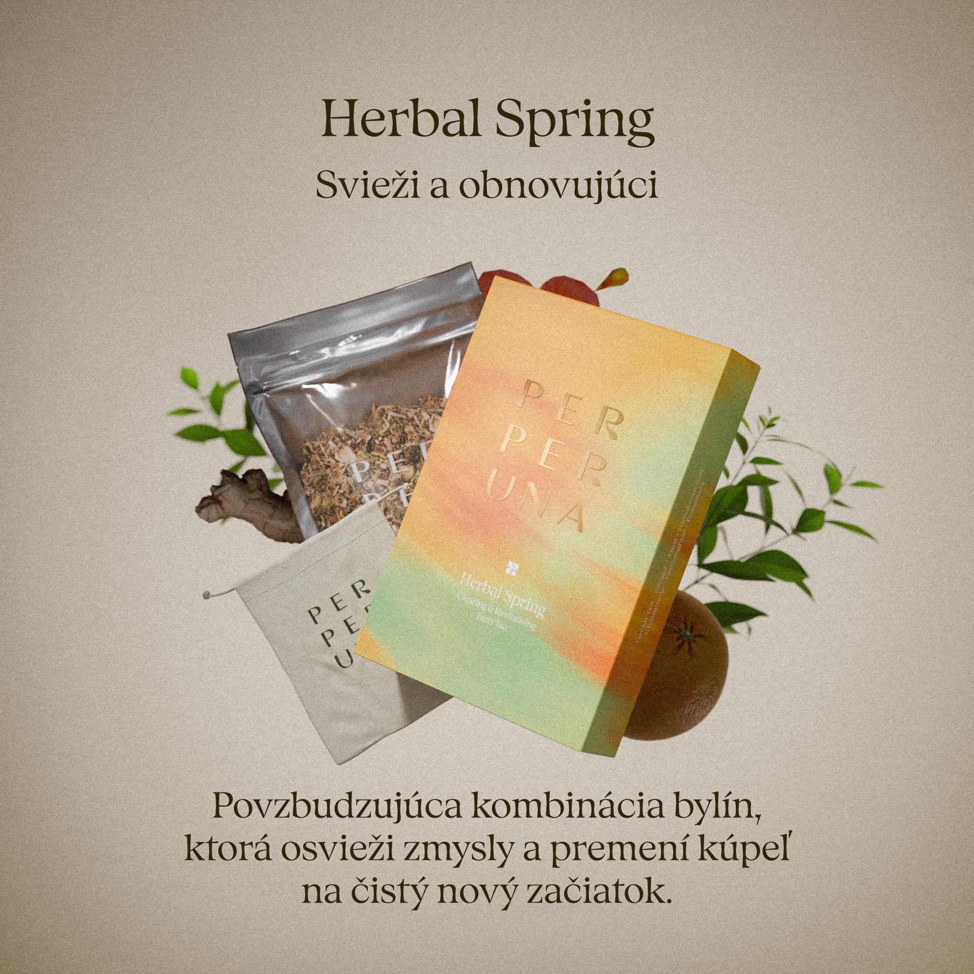 Herbal Spring - Kopalni čaj - Revitalizirajoč in očiščujoč