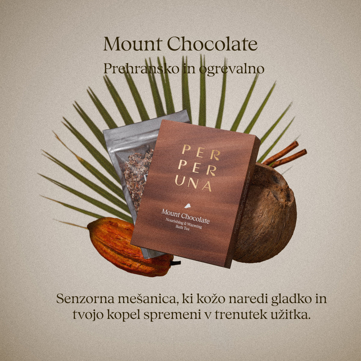 Mount Chocolate 50 g – kopalni čaj: kartica vonja