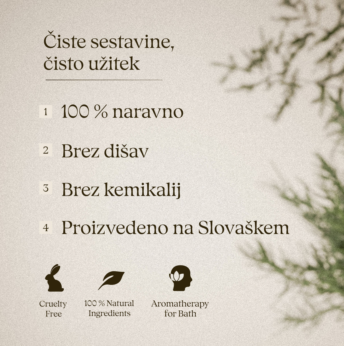 Nordic Forest 50 g – kopalni čaj: čiste sestavine, brez dišav, proizvedeno na Slovaškem