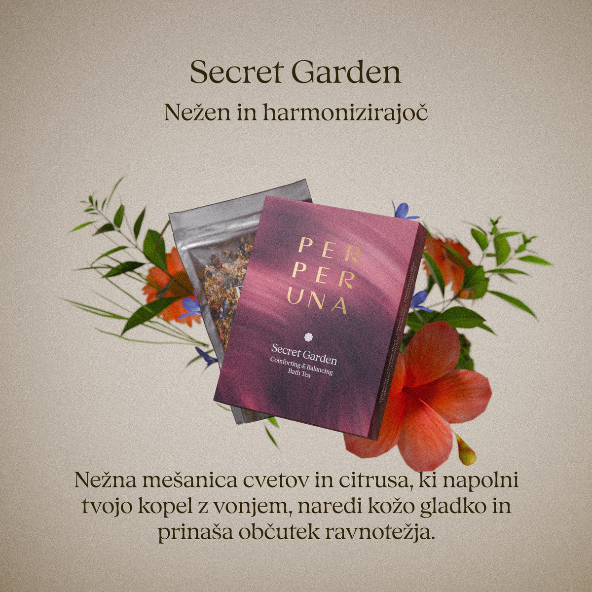 Secret Garden 50 g – kopalni čaj: kartica vonja